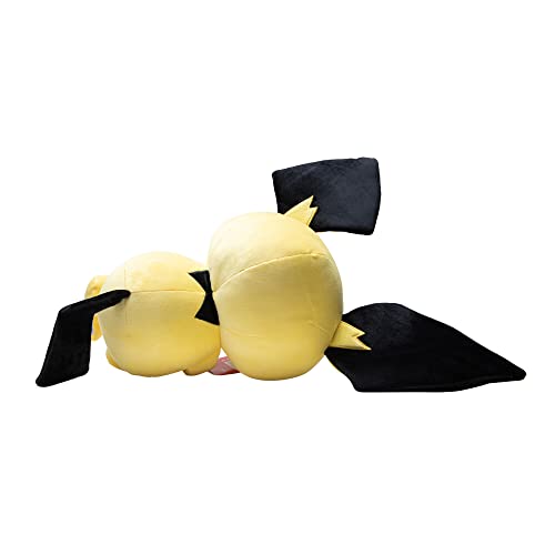 Peluche Pokemon Pichu Felpa Premium Poses para Dormir 18 Pulgadas