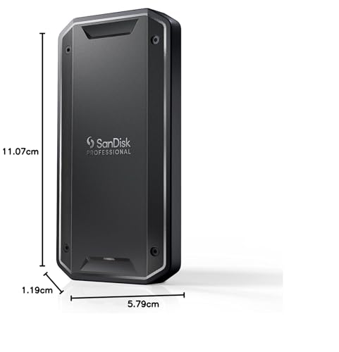 Unidad SSD SanDisk Professional 2TB Gris PRO-G40 con Alta Velocidad y Resistencia IP68
