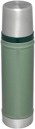 Botella Aislada Stanley Verde Martillo Acero Inoxidable 18/8 20 Onzas