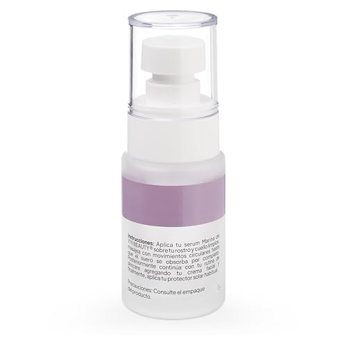 YIYI Beauty by Lesslie Polinesia Suero Facial Marina Sérum Efecto Lifting concentrado de activos con Extracto Celómico Marino, Colágeno y Péptidos que ayudan a prevenir y hacer menos evidentes los signos de la edad en la piel.