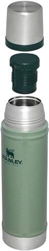 Botella Aislada Stanley Verde Martillo Acero Inoxidable 18/8 20 Onzas
