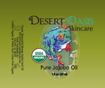 Aceite de jojoba 100 % puro, tamaño de viaje, 100 % natural, prensado en frío. Hidratante natural para cara y cuerpo. Por Desert Oasis Skincare (29 ml)