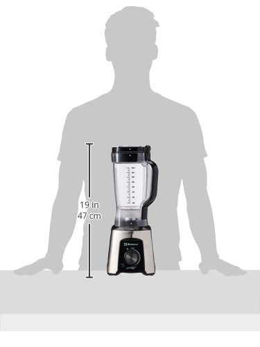 Licuadora Koblenz Multi Speed con Vaso de Plástico de 2L de Capacidad que No Guarda Olores, Control de Perilla de Velocidad con Función de Pulso, 1200 W, Smoothies, (LKM-6529 VVI)