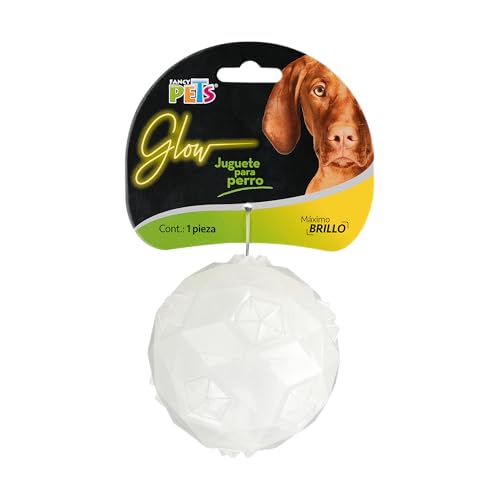 Fancy Pets Juguete Pelota Diamante Glow para Perro Brilla en la Oscuridad