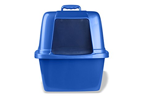 Caja de Arena Van Ness Gris con Capucha para Gato