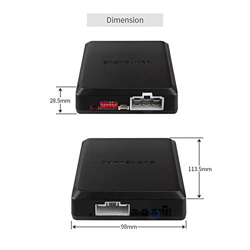 Sistema de Alarma para Auto EASYGUARD EC002-T2-NS Sensor de Proximidad Encendido Remoto con Botón Push y Contraseña Táctil DC12V