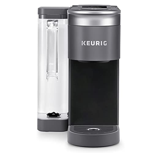 Keurig K-Supreme SMART - Cafetera de una sola porción con compatibilidad Wifi, 4 tamaños de cerveza y depósito extraíble de 66 onzas, compatible con Alexa, gris