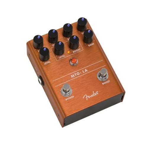 Fender MTG: LA - Pedal de distorsión de tubo, accesorios de guitarra