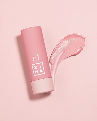 Bálsamo labial 3INA The Lip Balm rosa - Hidratante y vegano - Protección y restauración labial - 3 gramos