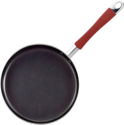 Batería de Cocina Rachael Ray Rojo Pálido Porcelana Dura Antiadhesiva 12 Piezas