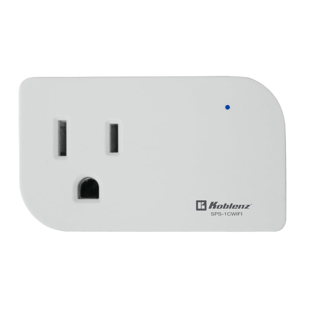 Enchufe Inteligente Koblenz Blanco Compacto Compatible con Alexa y Google para el Hogar