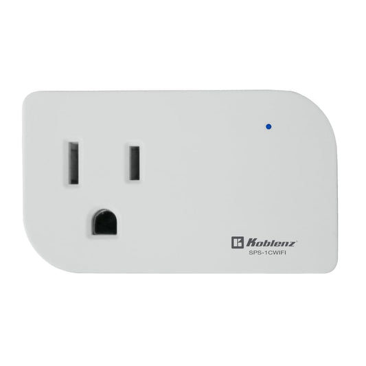 Enchufe Inteligente Koblenz Blanco Compacto Compatible con Alexa y Google para el Hogar
