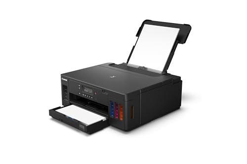 Canon Impresora Wi-Fi G5010 de Tanque de tintas, Alto Rendimiento y Bandeja de Entrada para 350 Hojas