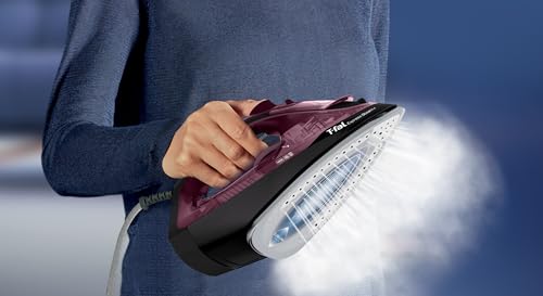 Plancha de Vapor T-Fal Vino Neón Suela Durilium Airglide 1600 W