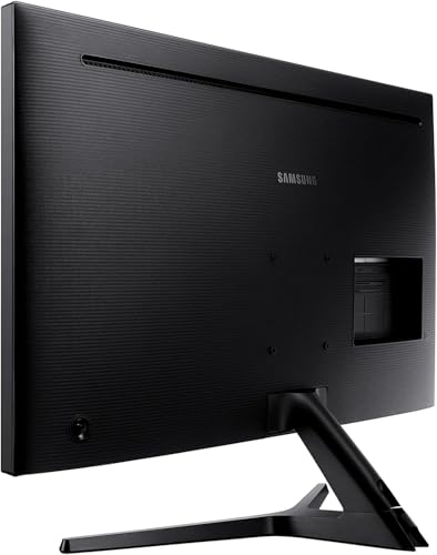 SAMSUNG Monitor UJ59 4K de 32 pulgadas (LU32J590UQNXZA) - UHD, 3840 x 2160p, 60hz, 4ms, monitor dual, monitor de laptop, soporte de monitor/elevador/montaje compatible con AMD FreeSync, juegos, HDMI, DP, negro