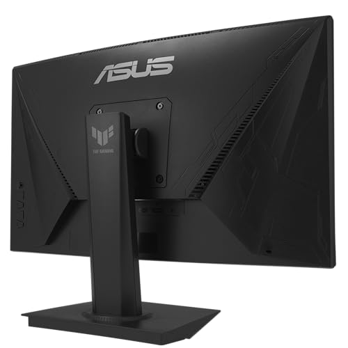ASUS TUF Gaming Monitor Curvado de 24 Pulgadas (23.6 Pulgadas Visible) - FHD, 180Hz, 1ms, DCI-P3 90%, sincronización Extrema de desenfoque de Movimiento bajo, FreeSync, Mejora de Sombra, Cuidado de