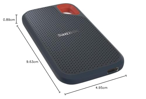 Unidad de Estado Sólido SSD Externo Sandisk Gris Naranja Extreme Portable 1TB Uso Rudo USB 3.1