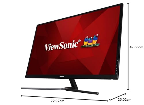 Monitor IPS 32 Pulgadas ViewSonic WQHD 1440p sRGB 99% HDMI VGA DisplayPort