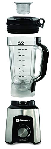 Licuadora Koblenz Multi Speed con Vaso de Plástico de 2L de Capacidad que No Guarda Olores, Control de Perilla de Velocidad con Función de Pulso, 1200 W, Smoothies, (LKM-6529 VVI)