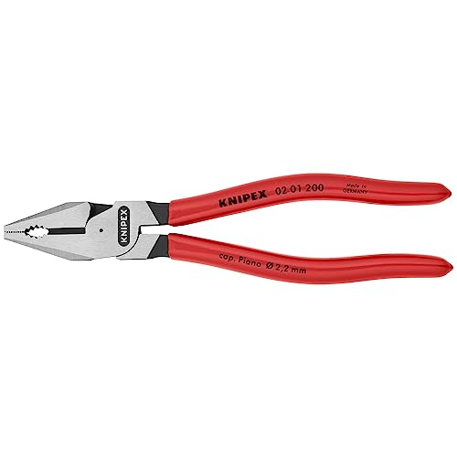 KNIPEX - 02 01 200 Tools - Alicates de combinación de alto apalancamiento (201200)