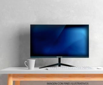 Monitor LED 21.5 Pulgadas Full HD Negro Alta Resolución Multi-conectividad para Oficina