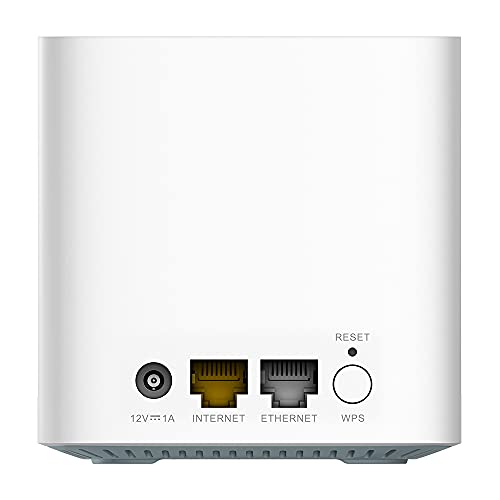 D-Link M15/2 Eagle Pro AI Mesh WiFi 6 Router System (2 Unidades) AX1500 - Paquete múltiple para Red inalámbrica Inteligente de Internet, Control de Voz