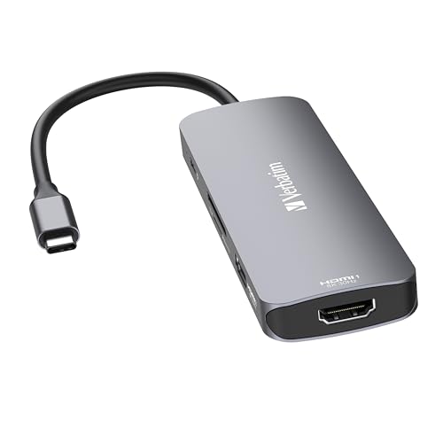 Hub USB-C Multiport 8 Puertos Verbatim Pro