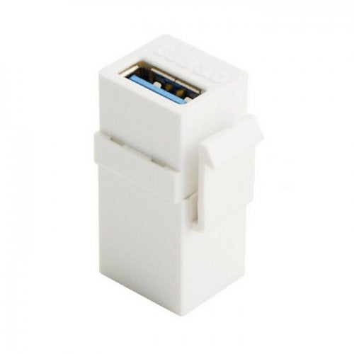 Adaptador de Acoplador Keystone Cablecc USB 3.0 Hembra a Hembra