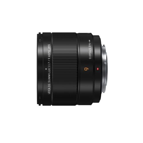 Panasonic LUMIX Lente de cámara Micro Four Thirds, Leica DG SUMMILUX 9mm F1.7 ASPH, Apertura Grande, Rendimiento de Video, H-X09 Negro
