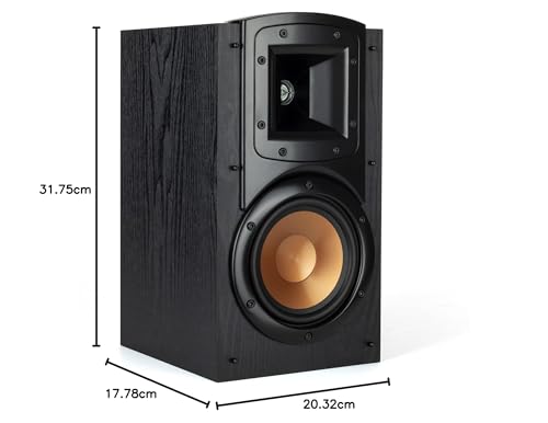Klipsch Synergy Black Label B-200- Par de Altavoces de estanteria Color Negro