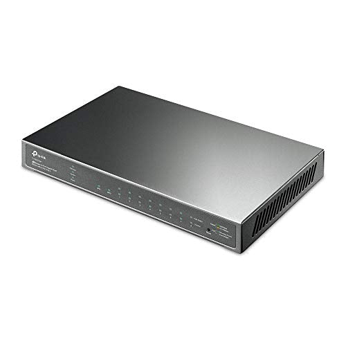 TP-Link TL-SG2210P V3| Jetstream 8 Port Gigabit Smart Managed PoE Switch | 8 PoE+ Ports @61W, 2 SFP Slots | Support Omada SDN | PoE Recovery | IPv6 | Static Routing | 5 Year Manufacturer Warranty