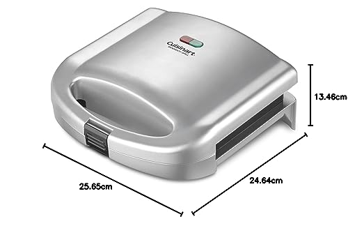 Cuisinart WM-SW2 Sandwichera eléctrica, doble, antiadherente