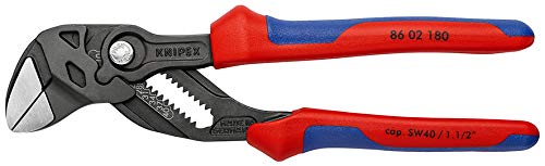 KNIPEX Tools - Llave de alicates, acabado negro, multicomponente (8602180)