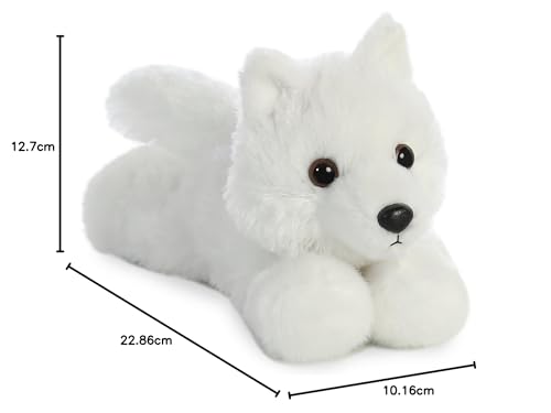 Peluche Mini Flopsie Lobo Blanco