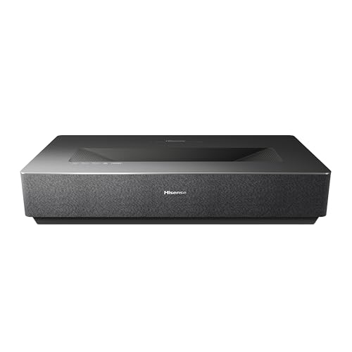 Hisense Laser 4K 100L5H Google TV. Proyector Smart de Tiro ultracorto + Pantalla de 100'' con tecnología ALR