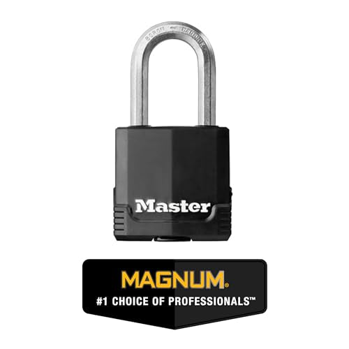 Candado Laminado Master Lock Magnum 4.7 cm Acero Recubierto Paquete de 4