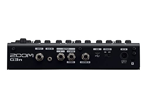 Pedal de Procesador Multiefectos Zoom G3n con Más de 70 Efectos y Modelado de Amplificador para Guitarra