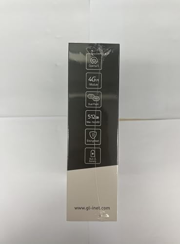 GL.iNet GL-XE300 (Puli) 4G LTE Industrial IoT Gateway, router/punto de acceso/extensor/WDS, OpenWrt, batería de 5000 mAh, OpenVPN, SSH remoto, WPA3, IPv6 (EG25G), versión global