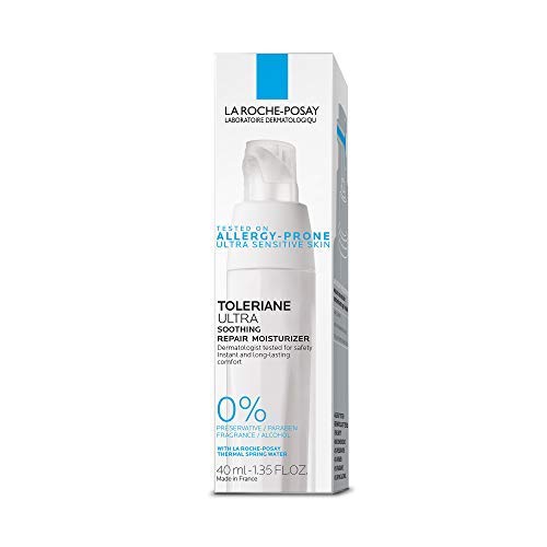 La Roche Posay Toleriane Ultra Crema, Crema Hidratante Facial para Piel Sensible y Alergica, 40 ml, 1 count, Multicolor