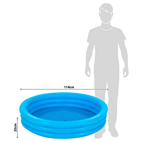 Intex 59416NP Piscina Azul Cristal de 45 x 10 Pulgadas, Azul