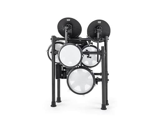 Kit Batería Electrónica Alesis Nitro Max Negra con Parches Malla y Bluetooth