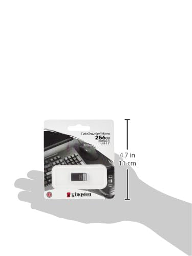 Kingston USB Data Traveler Micro 256GB USB 3.2 Gen1, Lectura: 200MB/s (DTMC3G2/256GB)