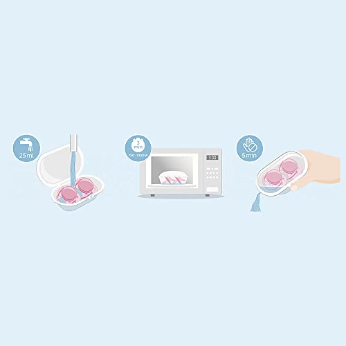 Chupón Ortodóntico Ultrasuave Philips Avent Rosa Morado con Caja Esterilizadora para 0-6 Meses