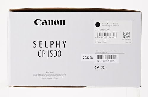 Canon Selphy Cp1500 Negro/Impresora Fotográfica Portátil