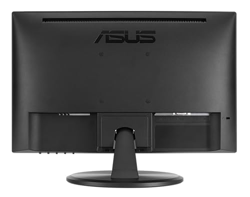 ASUS Monitor táctil 1080P de 15.6" (VT169HE) - Full HD, visualización táctil de 10 puntos, IPS, amplio ángulo de visión, sin marco, cuidado de los ojos, sin parpadeo, luz azul baja, HDMI, cumplimiento