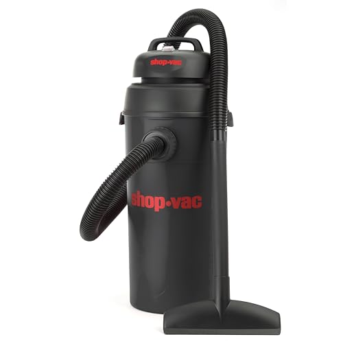 Aspiradora Shop-Vac de Pared Húmedo/Seco 5 Galones 5.5 Picos Ideal para Garaje, Taller y Hogar