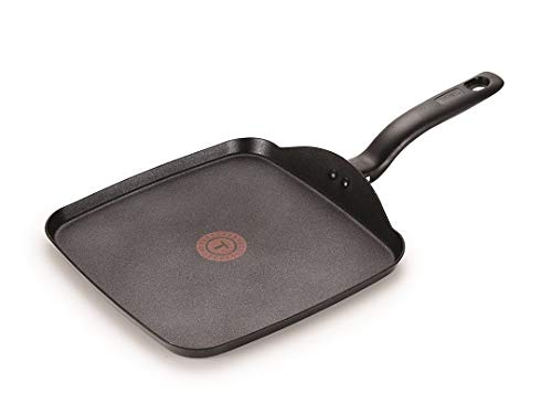 Batería de Cocina T-fal Negro con Antiadherente Easy Glide y Termo Señal