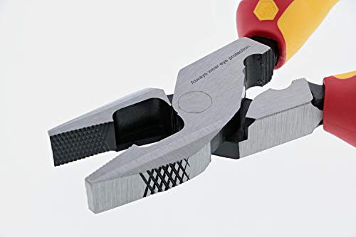 Alicates de Liniero Wiha Rojo con Crimpadoras de 9.5 Pulgadas