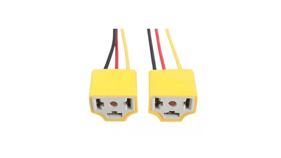 Juego Arnes Conector Foco H4 9003 Ceramica para Auto Moto Led