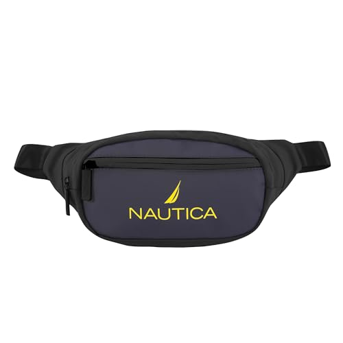 Riñonera NAUTICA Negro Azul Marino Urbano